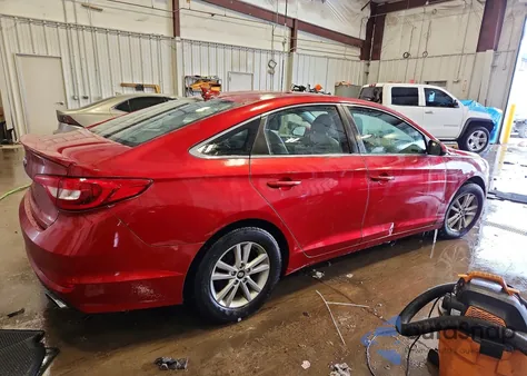2017 Hyundai Sonata Se z USA, uszkodzony, nr VIN 5NPE24AF8HH503638